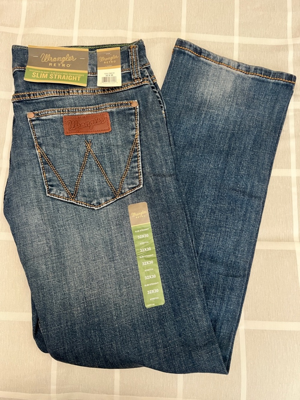Wrangler Retro Slim Straight Men’s Jeans NWT